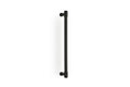 Emtek 86694 Jasper 18 Inch Center to Center Bar Appliance Pull from the Industrial Modern Collection Flat Black Cabinet Hardware Pulls Appliance
