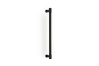 Emtek 86694 Jasper 18 Inch Center to Center Bar Appliance Pull from the Industrial Modern Collection Flat Black Cabinet Hardware Pulls Appliance