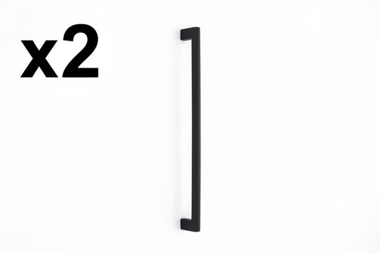 Chip 2 x Emtek CS86441 Trail 18 Inch Center to Center Handle Appliance Pull Flat Black Cabinet Hardware Pulls Appliance