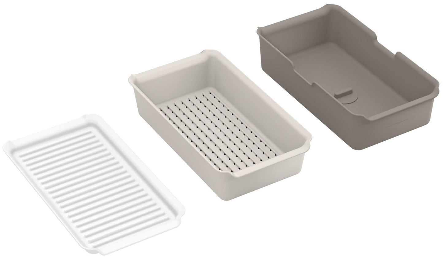 KOHLER K-35478 Three-piece Workstation Sink Accessory Set