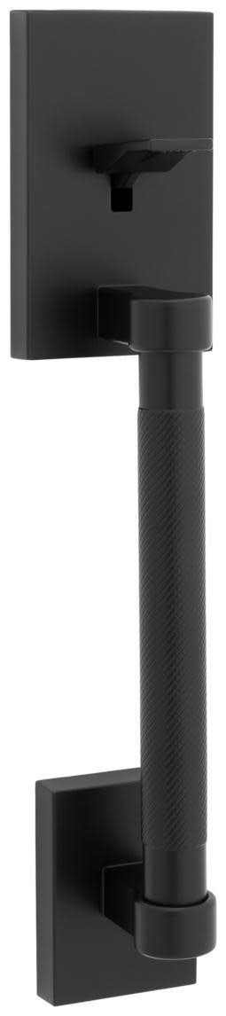 Kwikset 814PVHLIP Prava Sectional Handleset - Exterior Handle Only Matte Black