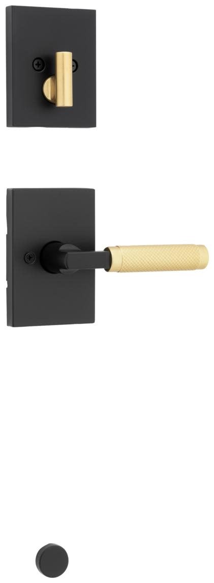 Kwikset 971Pvlrct Prava Lever Keyed Entry Interior Pack - Black