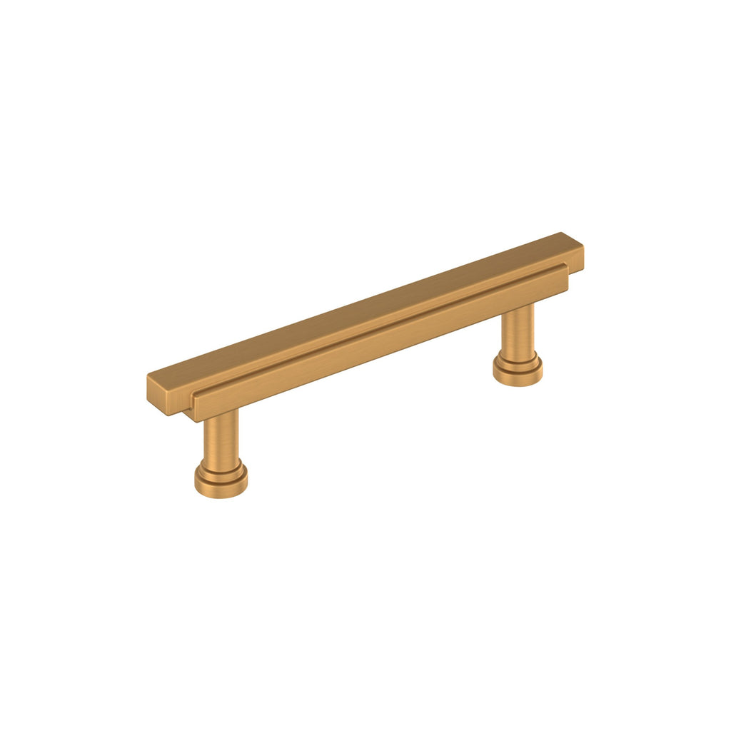Signature Hardware 954047-334 Gilderoy 3-3/4 Inch Center to Center Bar Cabinet Pull Brushed Gold