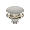 Signature Hardware 954059-112 Lazzara 1-1/2 Inch Hammered Mushroom Cabinet Knob Golden Champagne / Satin Nickel