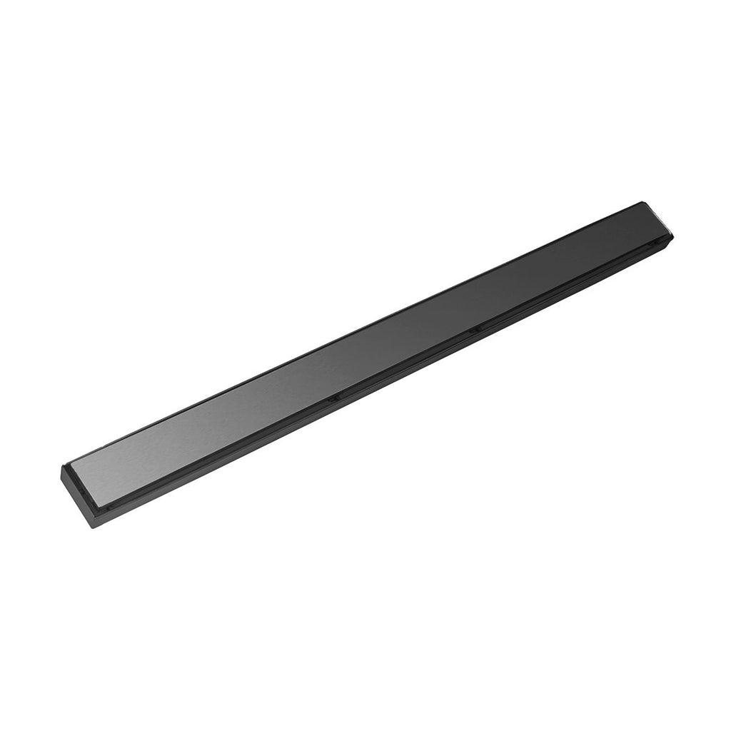 Infinity Drain FXSG 6536 36" FXSG 65 Linear Drain Kit with Solid Grate Gunmetal