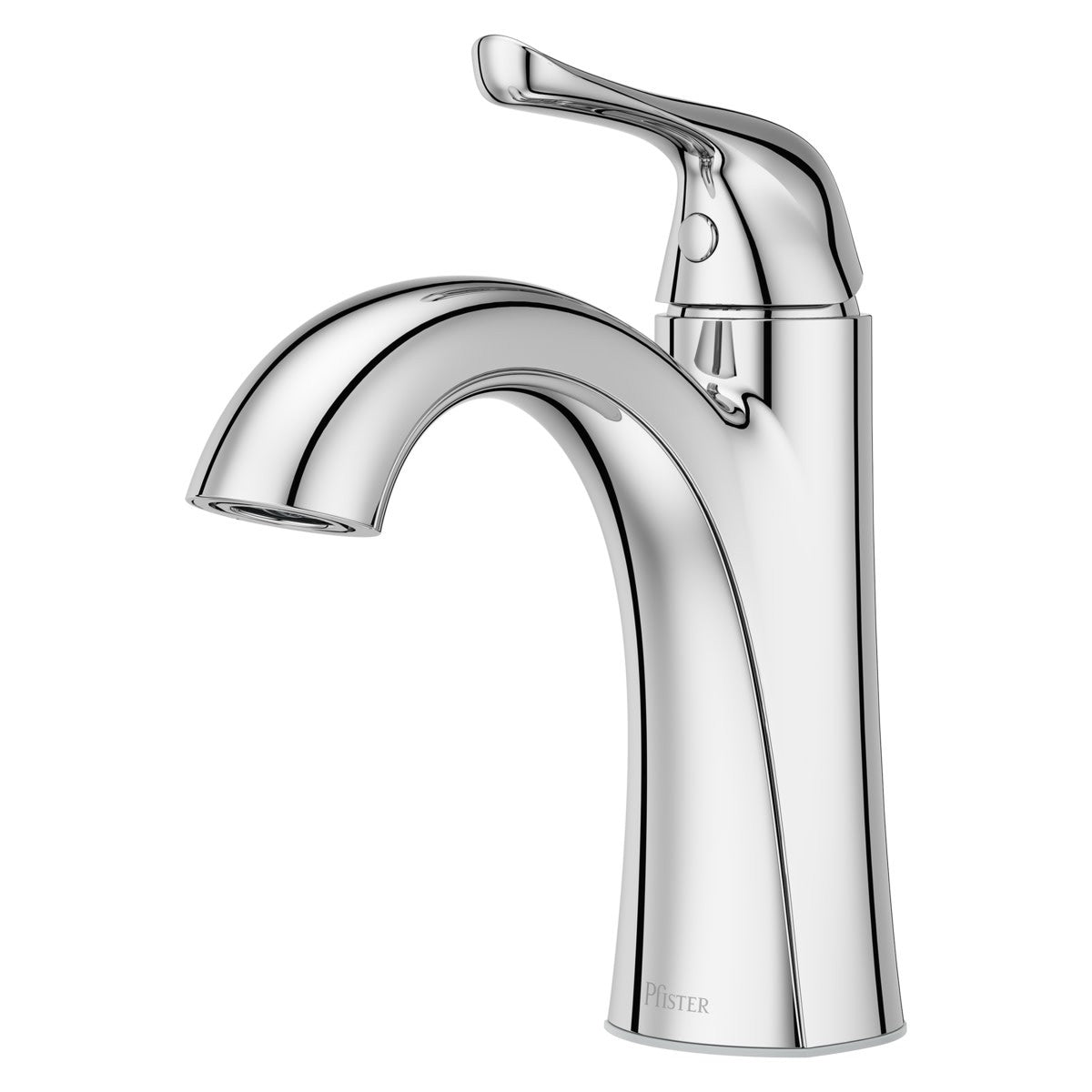 Pfister LF-042-MAL Willa 1.2 GPM Single Hole Bathroom Faucet with Pop-up Drain Assembly Polished Chrome