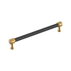Signature Hardware 954060-O-10116 Lazzara 10-1/16 Inch Center to Center Hammered Bar Cabinet Pull Matte Black