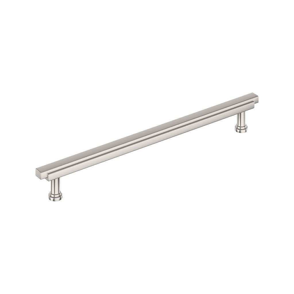 Signature Hardware 954047-O-10116 Gilderoy 10-1/16 Inch Center to Center Bar Cabinet Pull - Polished Nickel