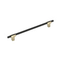 Amerock BP778256 Urbanite 10-1/16 Inch Center to Center Bar Cabinet Pull Golden Champagne / Matte Black