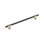 Amerock BP778256 Urbanite 10-1/16 Inch Center to Center Bar Cabinet Pull Golden Champagne / Matte Black
