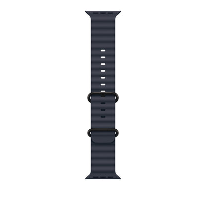 Apple - 49mm OceanBand - Black Titanium Finish - Navy