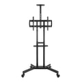 Insignia - Mobile TV Cart with Shelves for Most 32-90’’ TVs - Black - *TV & Home Theater