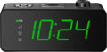 Insignia - Digital AM/FM Dual Alarm Clock with 4-Level Dimmer - Black