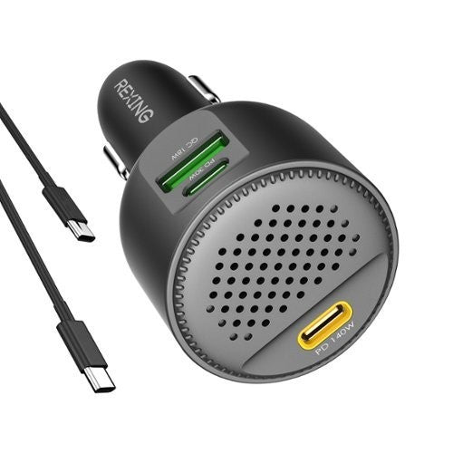 Rexing 170W Vehicle Quick Charger with 2 USB-C & 1 USB Port