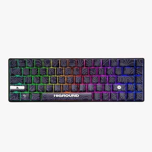 Higround - Performance 65 65% Wired Hall-Effect Linear Dynamic Actuation Switch Rapid Trigger Gaming Keyboard with RGB