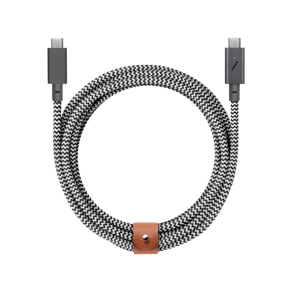 Native Union 8’ USB-C 240W Belt Cable - Zebra - *Computers & Office