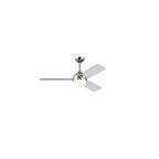 Blaketon 46 in. Indoor/Covered Outdoor Brushed Nickel Modern Ceiling Fan with Tunable LED and Remote Control Included
