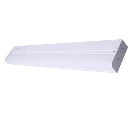 24 in. Hardwired White Integrated LED 5 CCT Linkable Under Cabinet Light