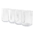 4 x Emory 15 Ounce Double Old Fashioned Clear Glass Set