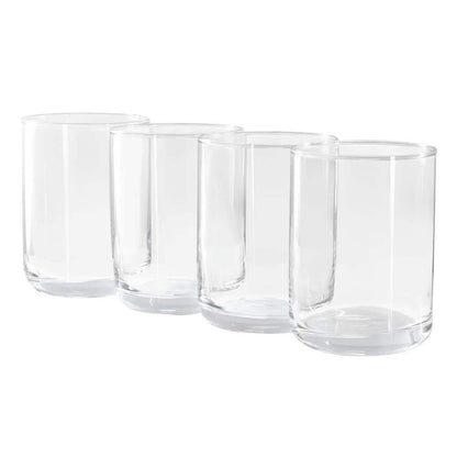 4 x Emory 15 Ounce Double Old Fashioned Clear Glass Set