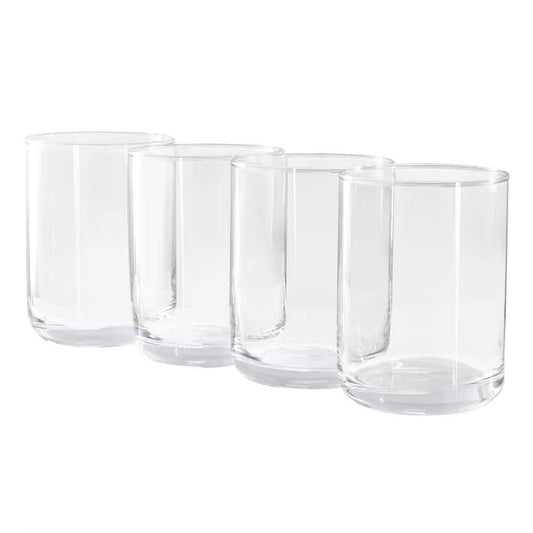 4 x Emory 15 Ounce Double Old Fashioned Clear Glass Set