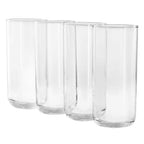 4 x Gibson Home 144623.04 17 Oz Emory Clear Glass Tumbler Set