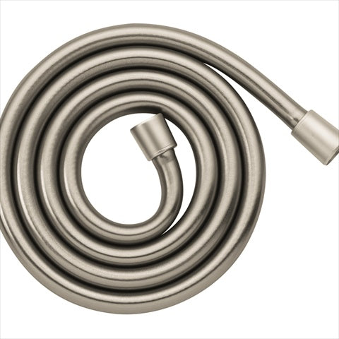 Hansgrohe 28276 Techniflex 63" Hand Shower Hose with 1/2" Connections Brushed Nickel Bath and Shower Accessories Shower Components Hand Shower Hoses