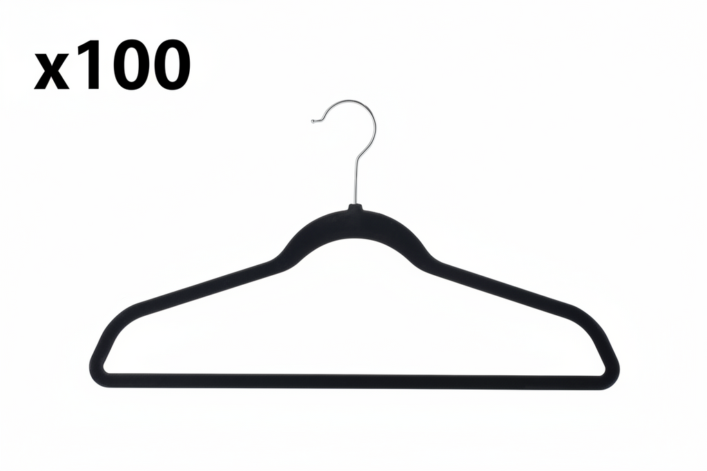 10 x Kirkland Flocked Hangers