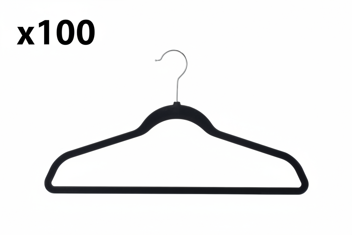10 x Kirkland Flocked Hangers