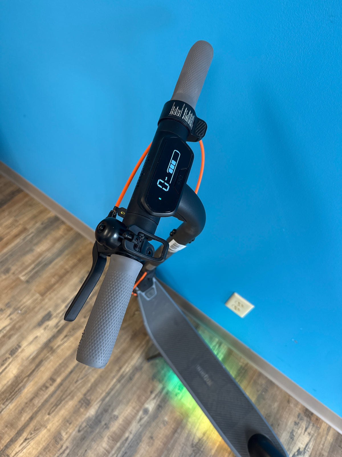 Used No Cord Segway - Ninebot E2 Plus Electric Scooter, 15 mph Max Speed w/ 16 miles Max Range - Black