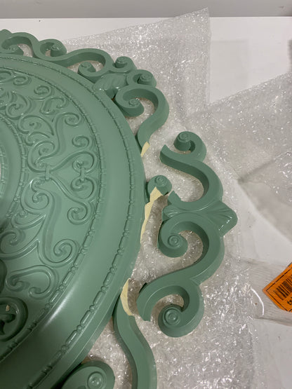 See Desc Ekena Millwork CM22ORAGF Orrington Ceiling Medallion, Athenian Green
