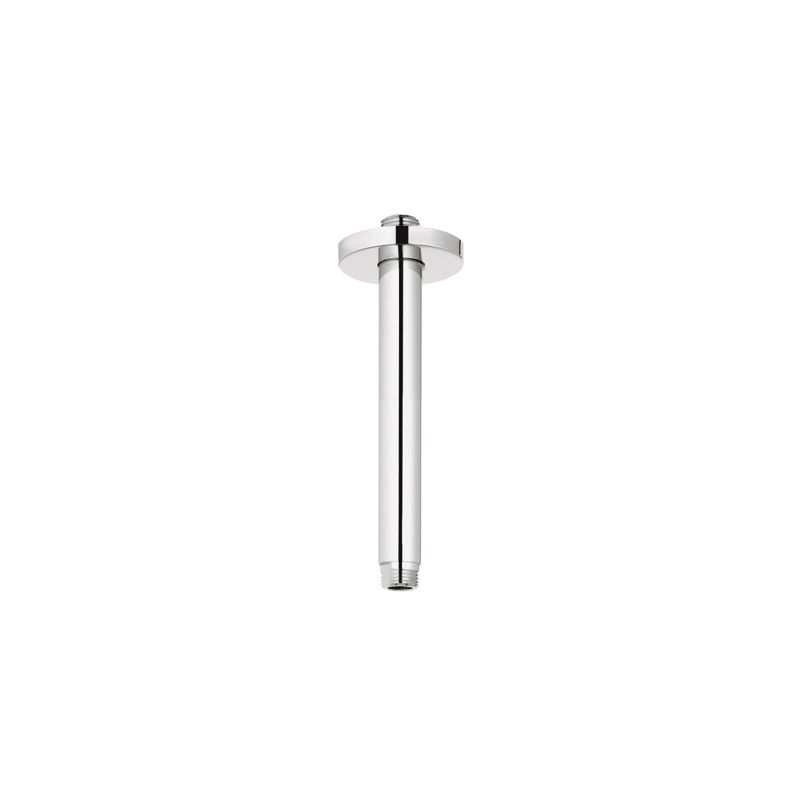 Grohe 27217000 Rainshower 6 In. Ceiling Shower Arm, Starlight Chrome
