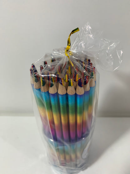 Raymond Geddes Rainbow Writer Pencil, 50 Pack (65884)