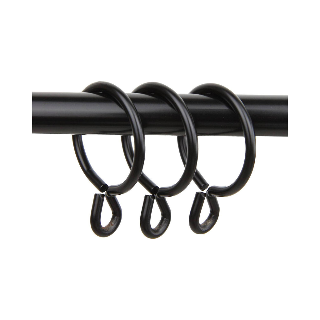 70 x Rod Desyne Black Nickel Curtain Rings