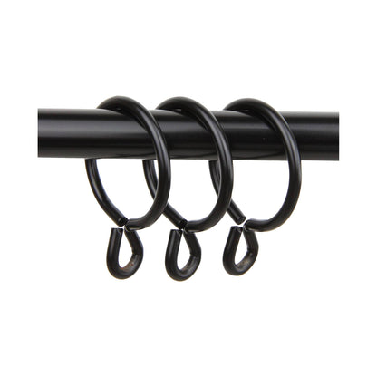 70 x Rod Desyne Black Nickel Curtain Rings