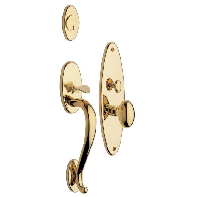 Baldwin 6560.ENTR Lexington Sectional Single Cylinder Keyed Entry Mortise Handleset Trim with 5025 Interior Knob from the Estate Collection Lifetime