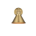 Living District Vaman 7 Inch Wall Sconce in Satin Gold