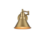 Living District Varden 7 Inch Wall Sconce in Satin Gold