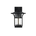 Elegant Lighting Woodstock 7 Inch Outdoor Wall Light Woodstock - OD345W11BK - *Lighting & Electrical