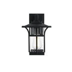 Elegant Lighting Woodstock 7 Inch Outdoor Wall Light Woodstock - OD345W11BK - *Lighting & Electrical