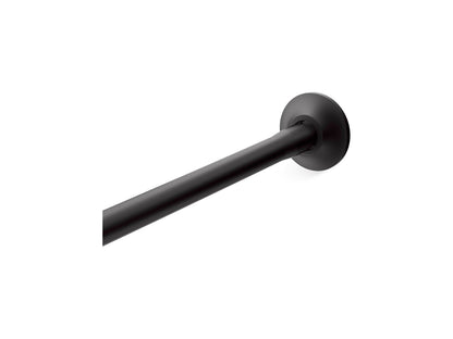 Kohler K-9350-BL Expanse Curved Shower Rob, Transitional Design, Matte Black
