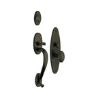 Baldwin 6560.ENTR Lexington Sectional Single Cylinder Keyed Entry Mortise Handleset Trim with 5025 Interior Knob from the Estate Collection Satin