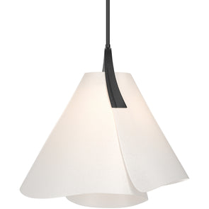 Mobius 1 Light 17.5 inch Black Pendant Ceiling Light, Small by Hubbardton Forge