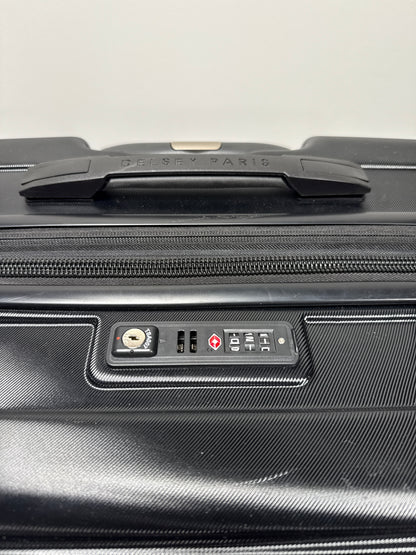 Lightly Used Delsey Paris 2-piece Hardside Luggage Set - Black