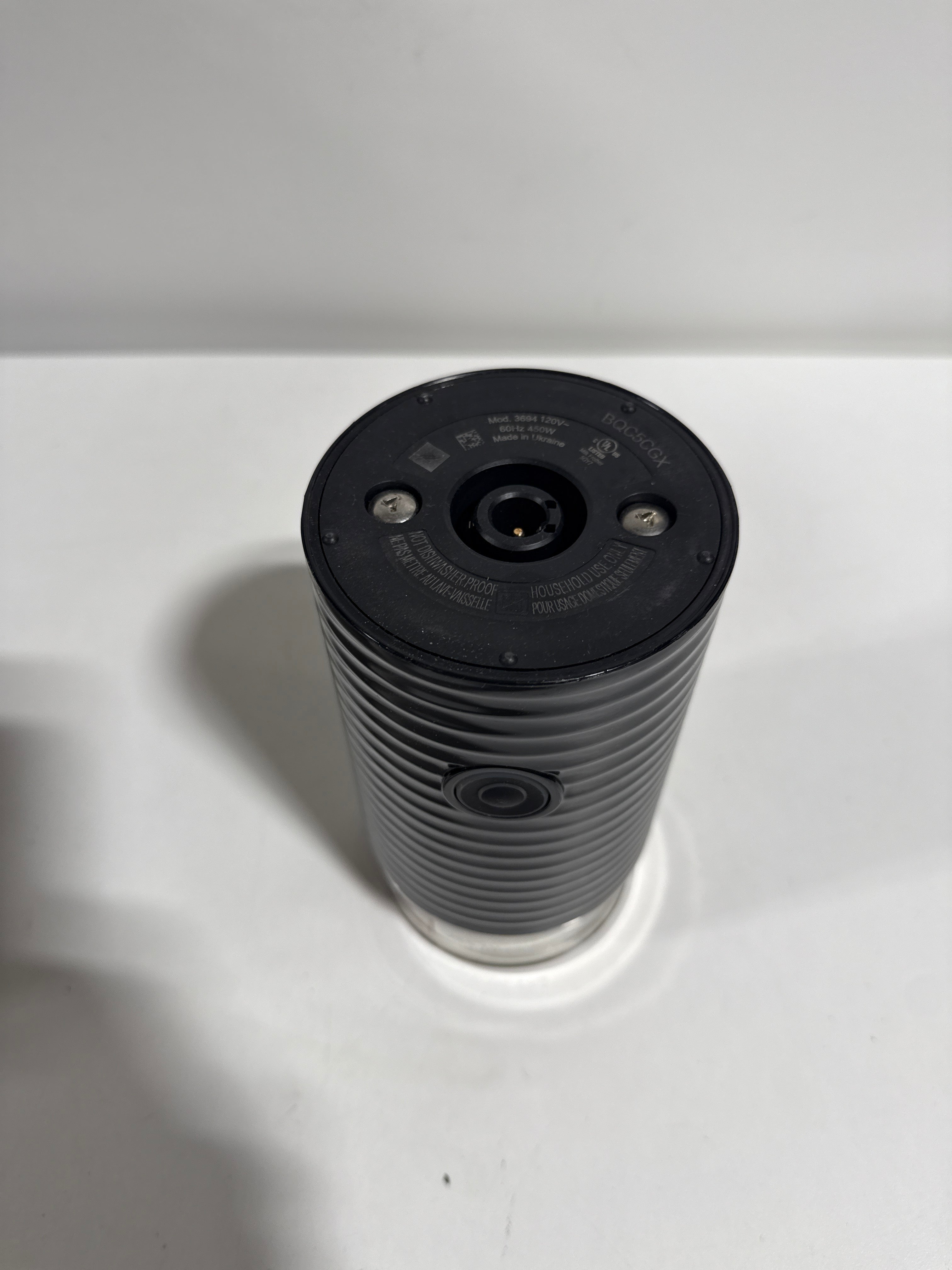 See Desc Nespresso Aeroccino Milk Frother - Black - *Kitchen Appliances