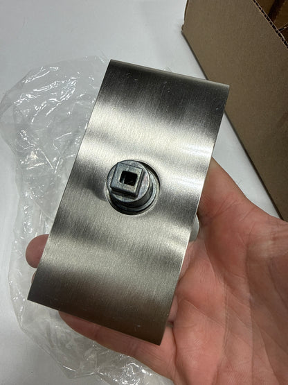 Scratched Baldwin Ps.Squ.Cfr Square Passage Door Lever Set - Nickel - *Headphones & Tech Accessories