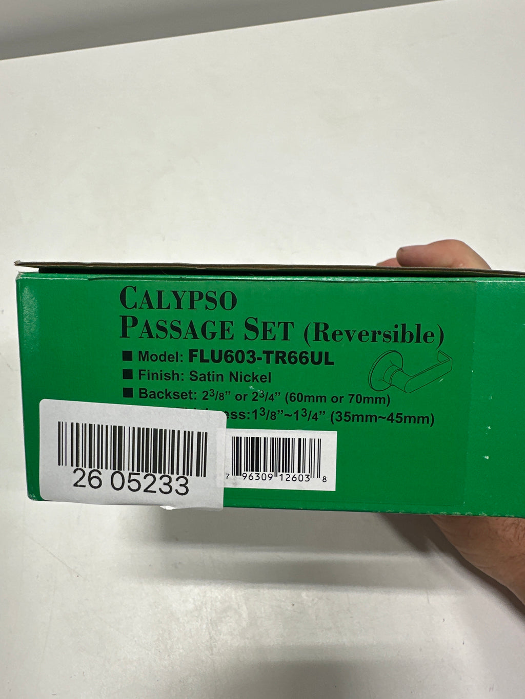 Pamex Satin Nickel Calypso Leverset (Passage)