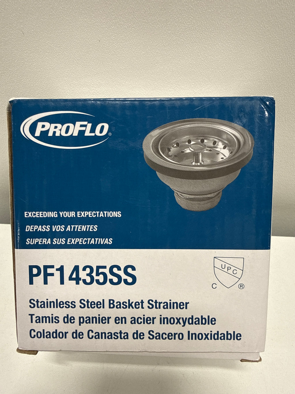 PROFLO PF1435 3-1/2" Basket Strainers Stainless Steel Sink Accessories and Parts Kitchen Sink Accessories Basket Strainers