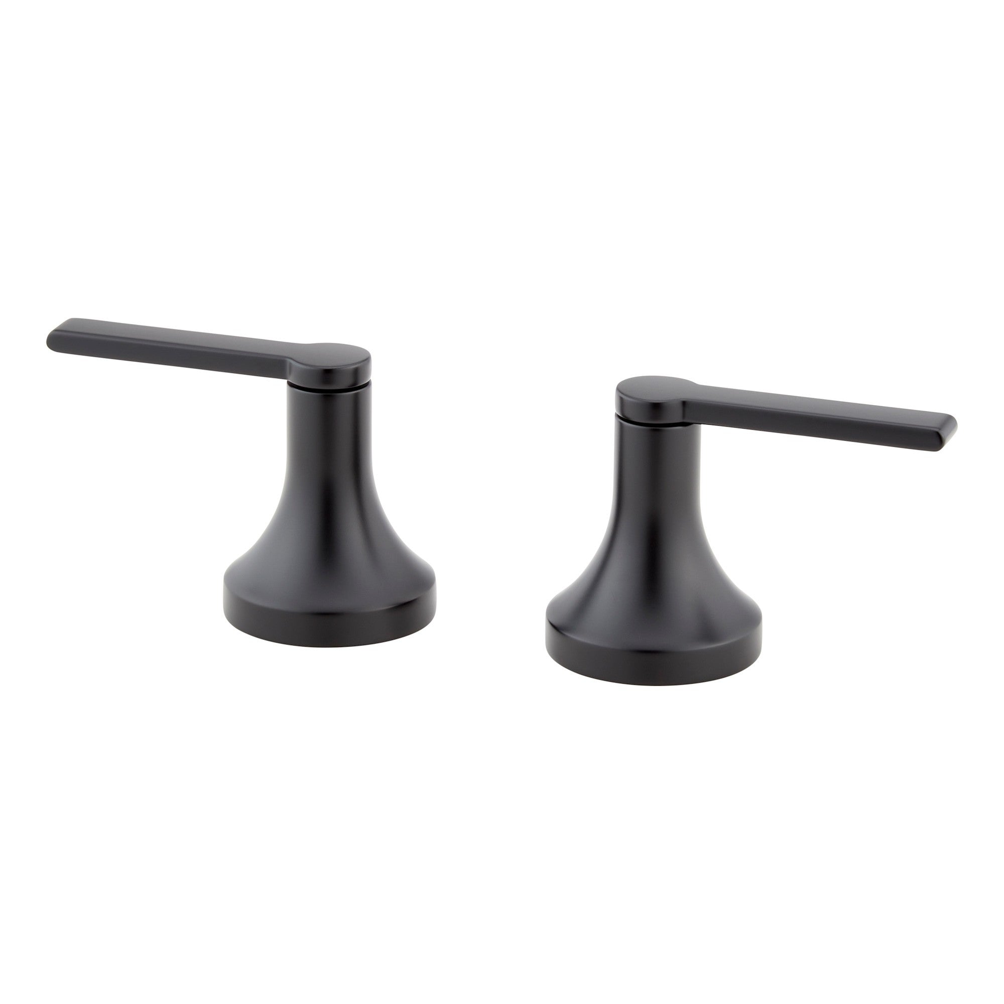 Signature Hardware 498619 Lentz Lever Roman Tub Faucet Handles - Matte Black