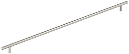 2 x Amerock Bar Pulls 25-3/16 Inch (640mm) Center-to-Center Satin Nickel Cabinet Pull